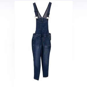 No Boundaries Classic Indigo Women's Denim Overalls